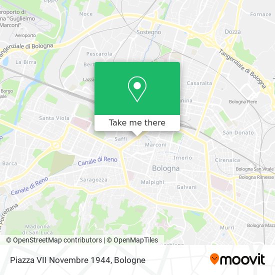 Piazza VII Novembre 1944 map