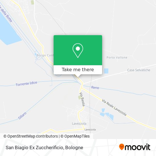 San Biagio Ex Zuccherificio map