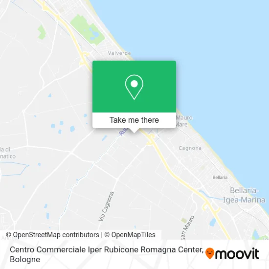 Centro Commerciale Iper Rubicone Romagna Center map