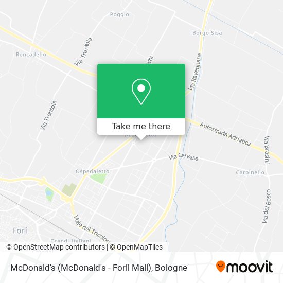 McDonald's (McDonald's - Forlì Mall) map