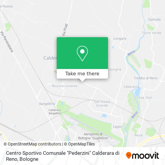 Centro Sportivo Comunale "Pederzini" Calderara di Reno map