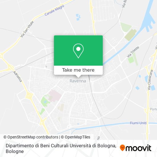 Dipartimento di Beni Culturali Università di Bologna map