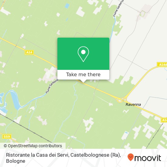 Ristorante la Casa dei Servi, Castelbolognese (Ra) map