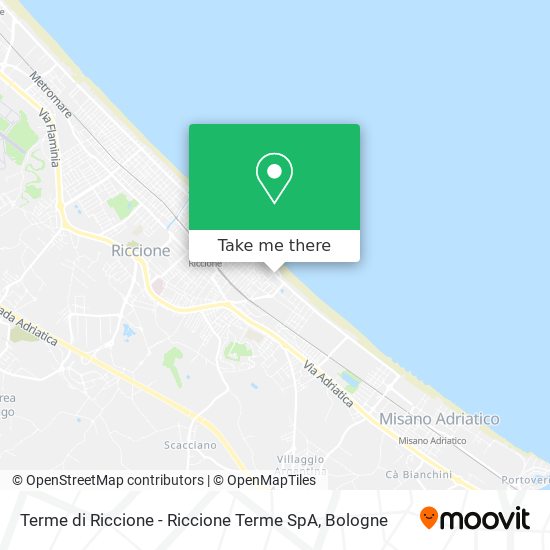 Terme di Riccione - Riccione Terme SpA map