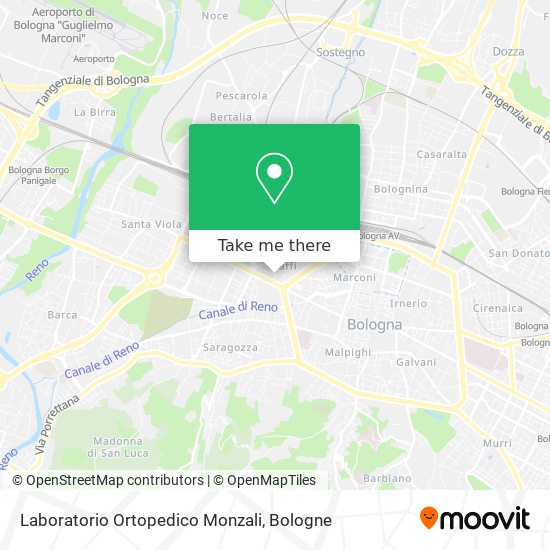 Laboratorio Ortopedico Monzali map