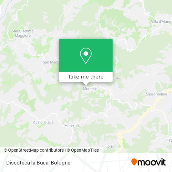 Discoteca la Buca map