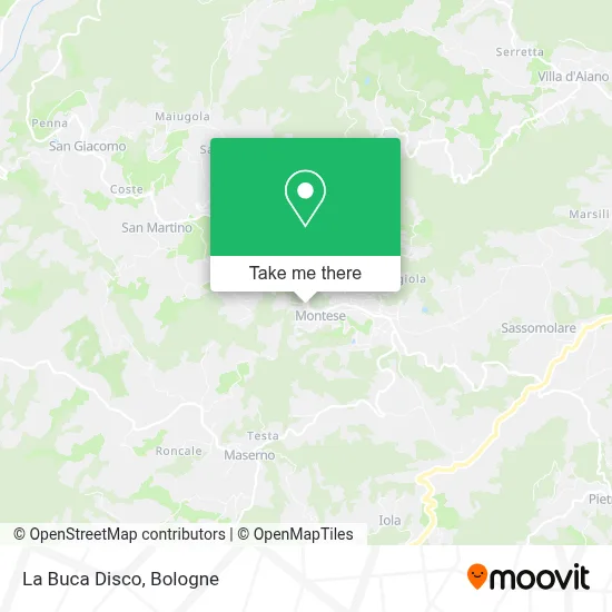 La Buca Disco map