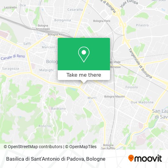 Basilica di Sant'Antonio di Padova map