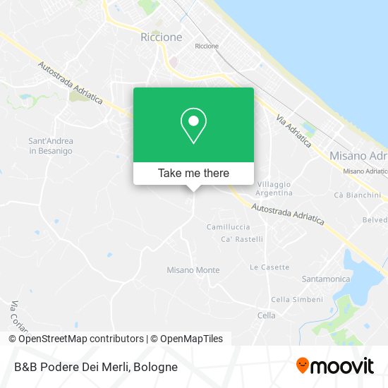B&B Podere Dei Merli map