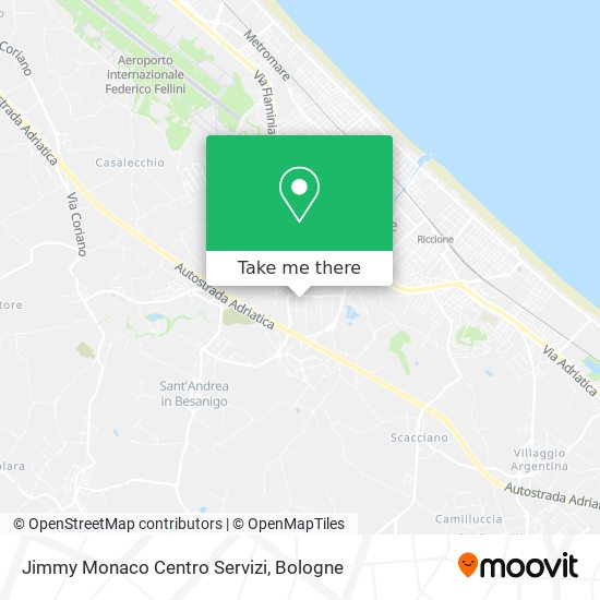 Jimmy Monaco Centro Servizi map