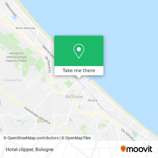 Hotel clipper map
