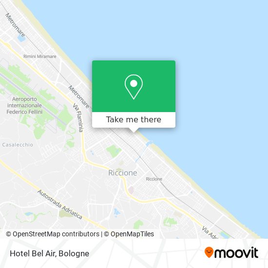 Hotel Bel Air map