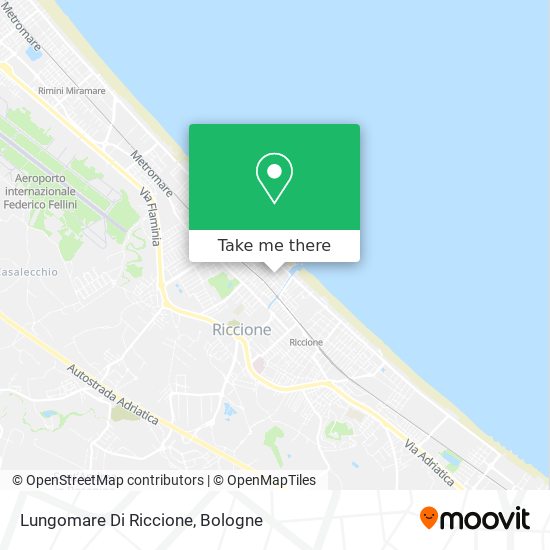 Lungomare Di Riccione map