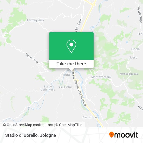 Stadio di Borello map