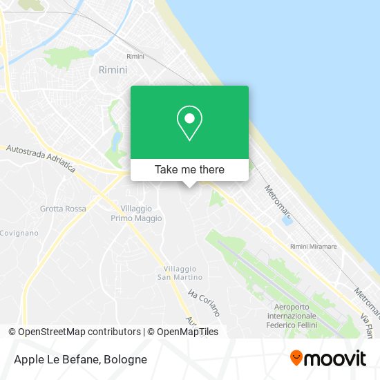 Apple Le Befane map