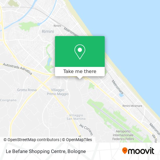 Le Befane Shopping Centre map