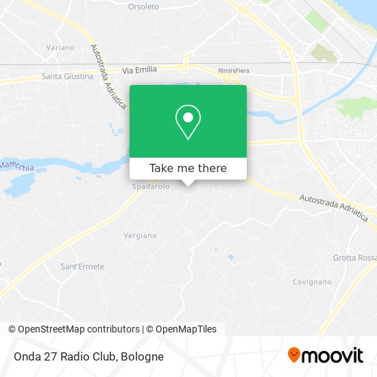 Onda 27 Radio Club map