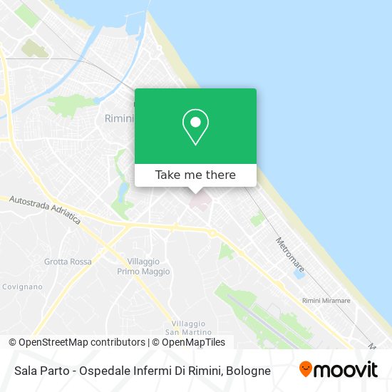 Sala Parto - Ospedale Infermi Di Rimini map