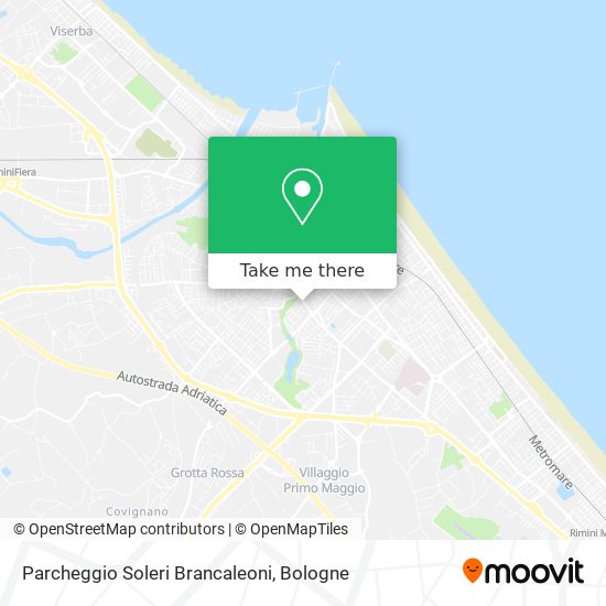 Parcheggio Soleri Brancaleoni map
