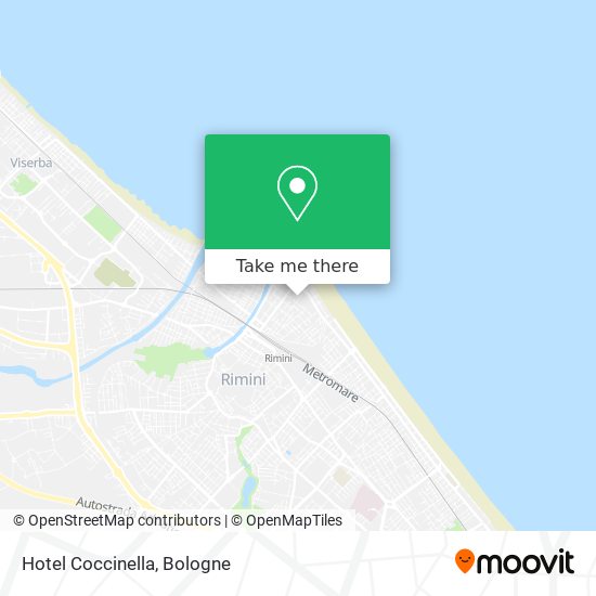 Hotel Coccinella map