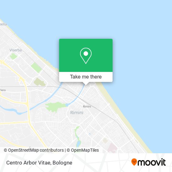 Centro Arbor Vitae map