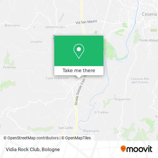 Vidia Rock Club map