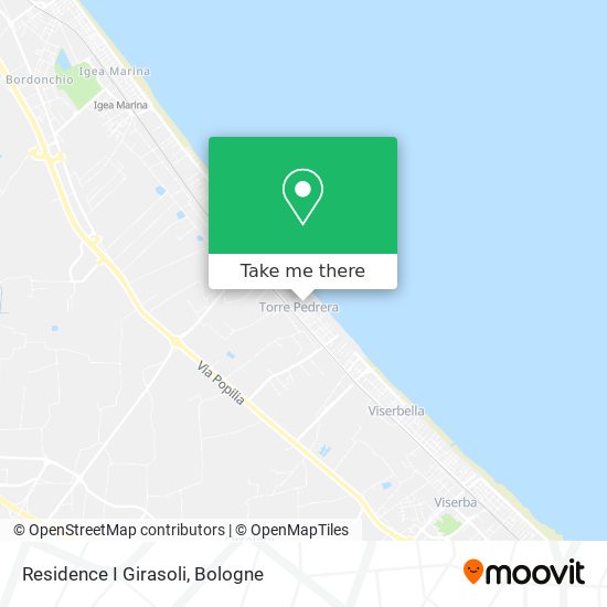 Residence I Girasoli map