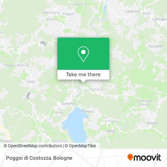 Poggio di Costozza map
