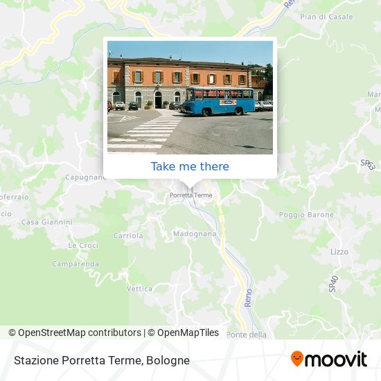 Stazione Porretta Terme map