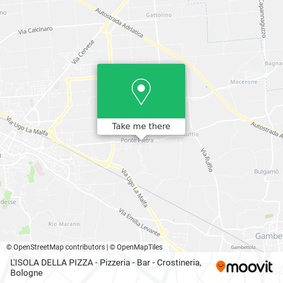 L'ISOLA DELLA PIZZA - Pizzeria - Bar - Crostineria map