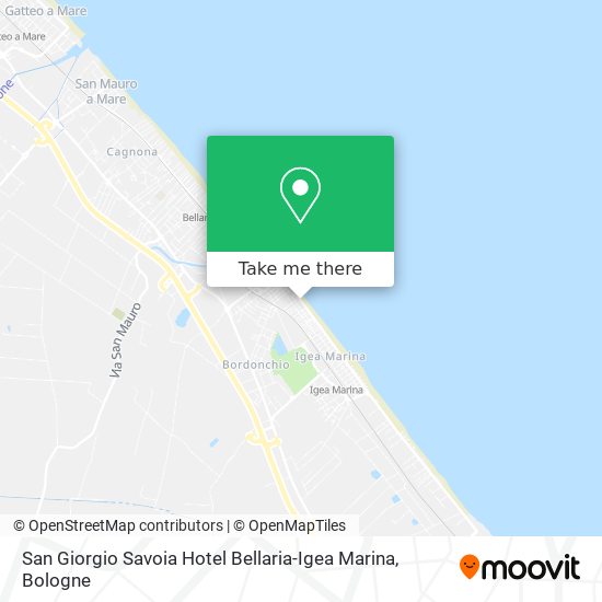 San Giorgio Savoia Hotel Bellaria-Igea Marina map