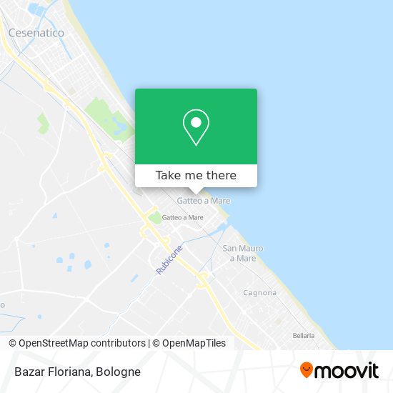 Bazar Floriana map