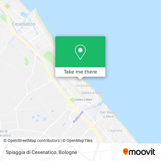 Spiaggia di Cesenatico map