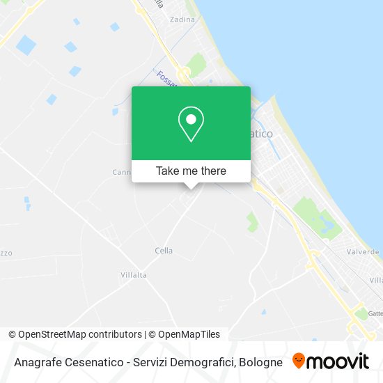 Anagrafe Cesenatico - Servizi Demografici map