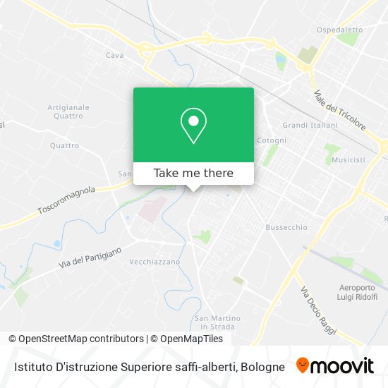 Istituto D'istruzione Superiore saffi-alberti map