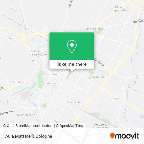 Aula Mattarelli map