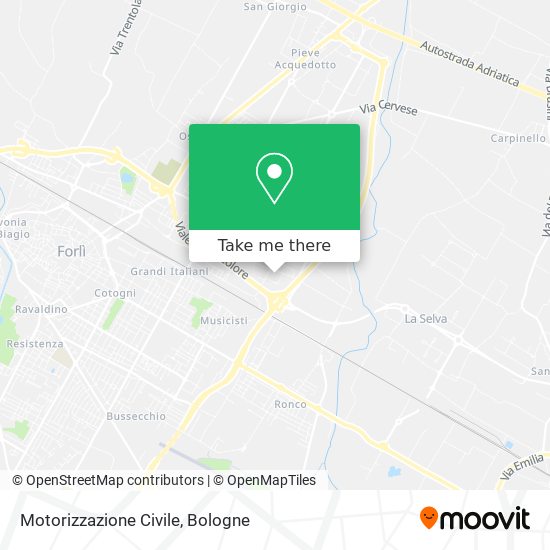 Motorizzazione Civile map