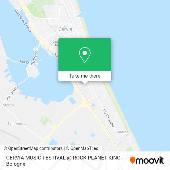 CERVIA MUSIC FESTIVAL @ ROCK PLANET KING map