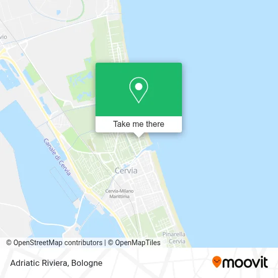 Adriatic Riviera map