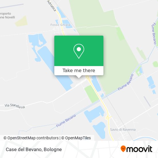 Case del Bevano map