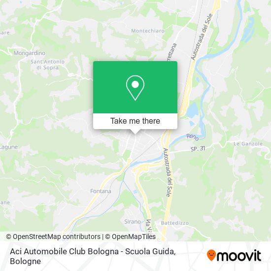 Aci Automobile Club Bologna - Scuola Guida map