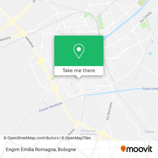 Engim Emilia Romagna map