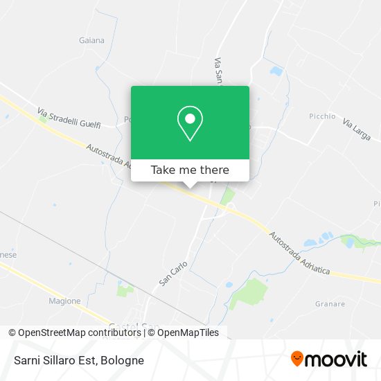 Sarni Sillaro Est map