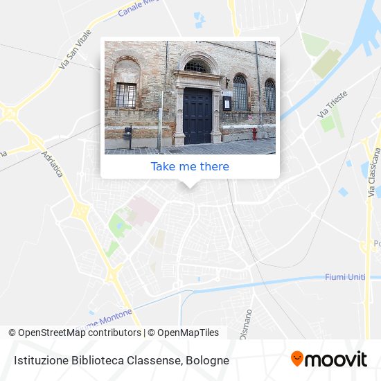 Istituzione Biblioteca Classense map