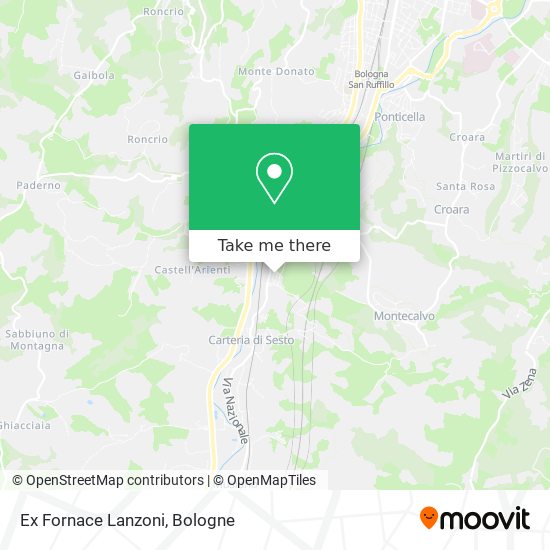 Ex Fornace Lanzoni map