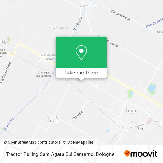 Tractor Pulling Sant Agata Sul Santerno map