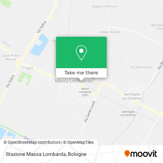 Stazione Massa Lombarda map