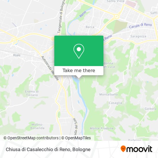 Chiusa di Casalecchio di Reno map