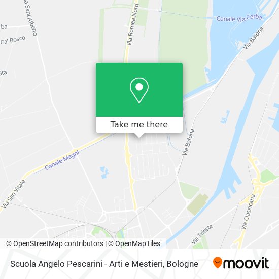 Scuola Angelo Pescarini - Arti e Mestieri map
