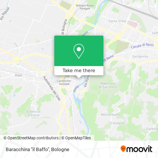 Baracchina "il Baffo" map